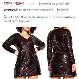 City Chic Bright Lights Dress